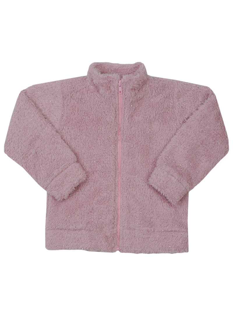 35P/01529/8501 CAMPERA CON CUELLO DE CORDERITO CON LUREX