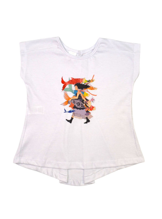 Remera CAMINANDO ENTRE PECES - 40P/C6085/9008