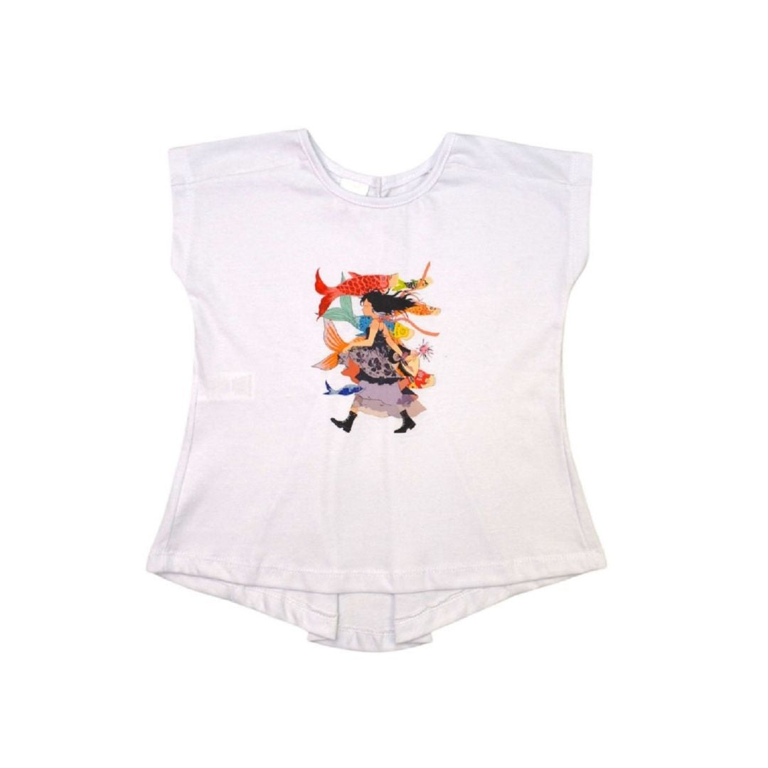 Remera CAMINANDO ENTRE PECES - 40P/C6085/9008