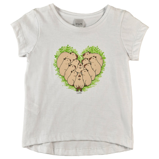 Remera CORAZÓN DE CAPIBARAS - 42P/M6993/9022